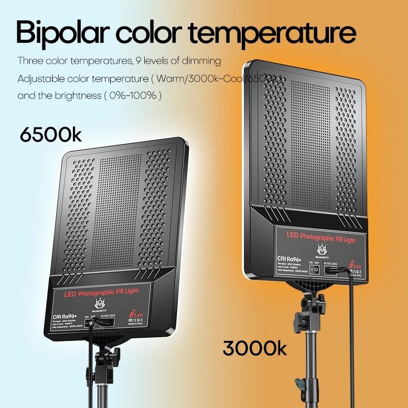 Professional LED Light 3 levels gfl pro 100w with stand Original