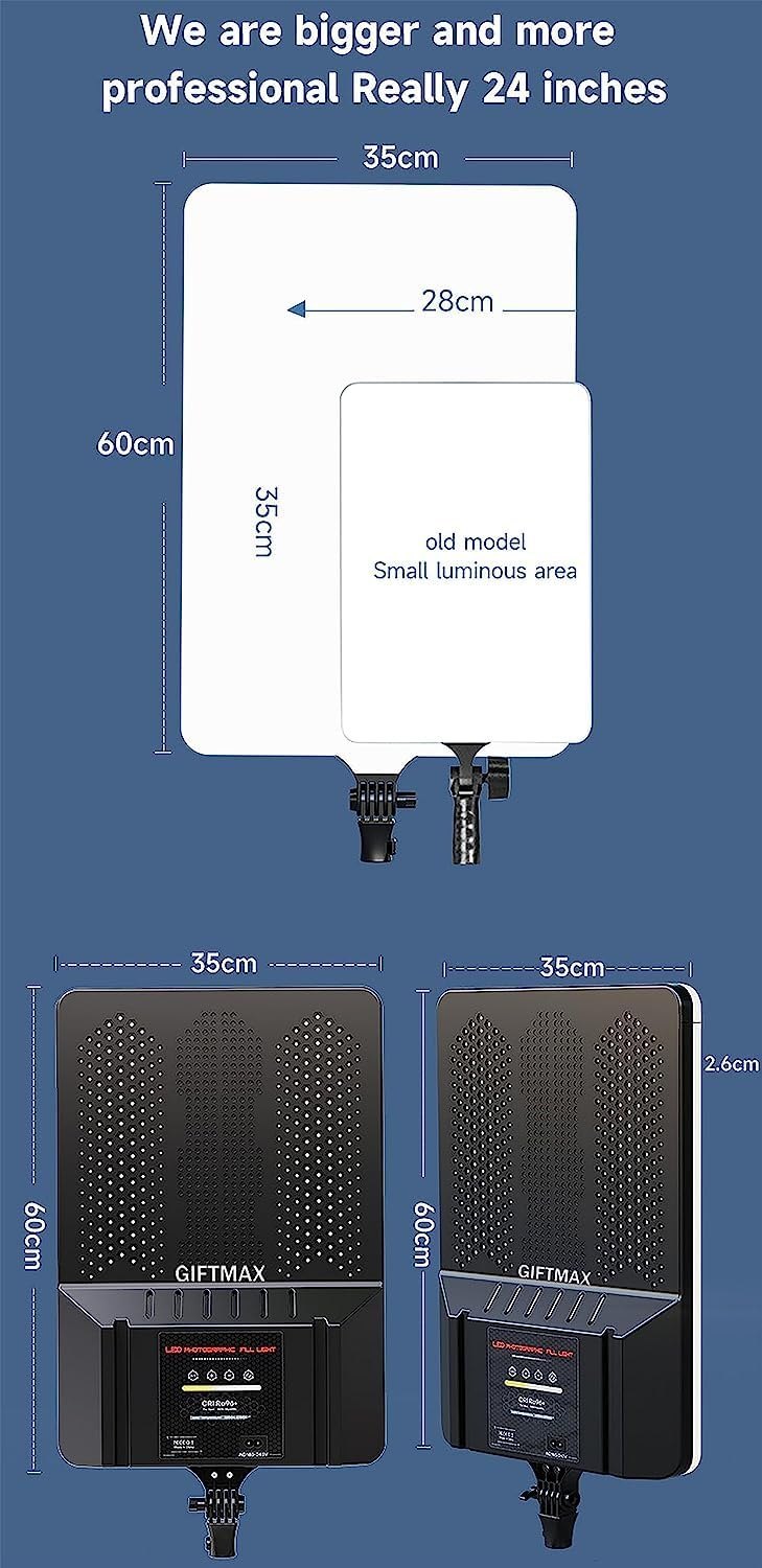 Professional LED Light 3 levels gfl pro 100w with stand Original