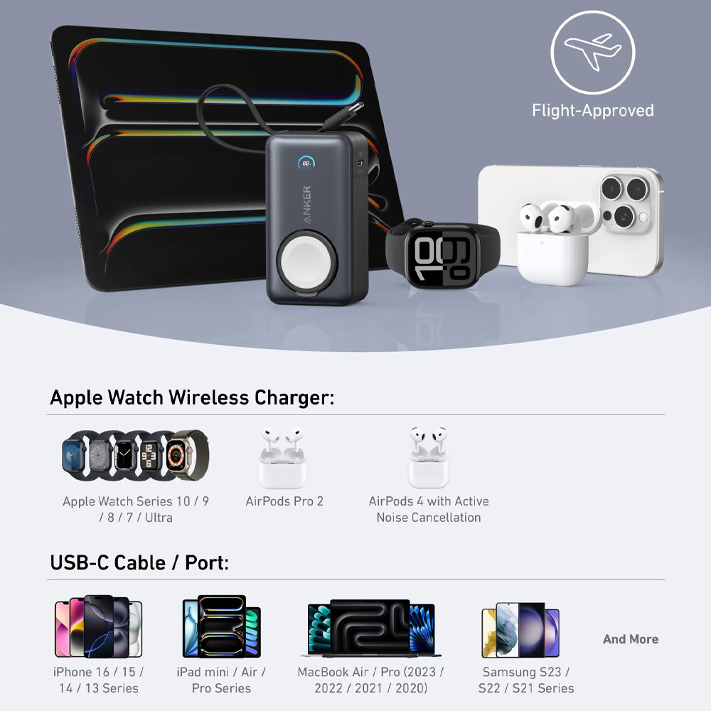 Anker 10K A1657H21 MagGo Magnetic Wireless Power Bank