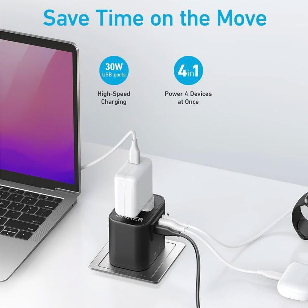 Anker 312 PowerExtend A9212K11 USB-C Travel Adapter 30W - Black