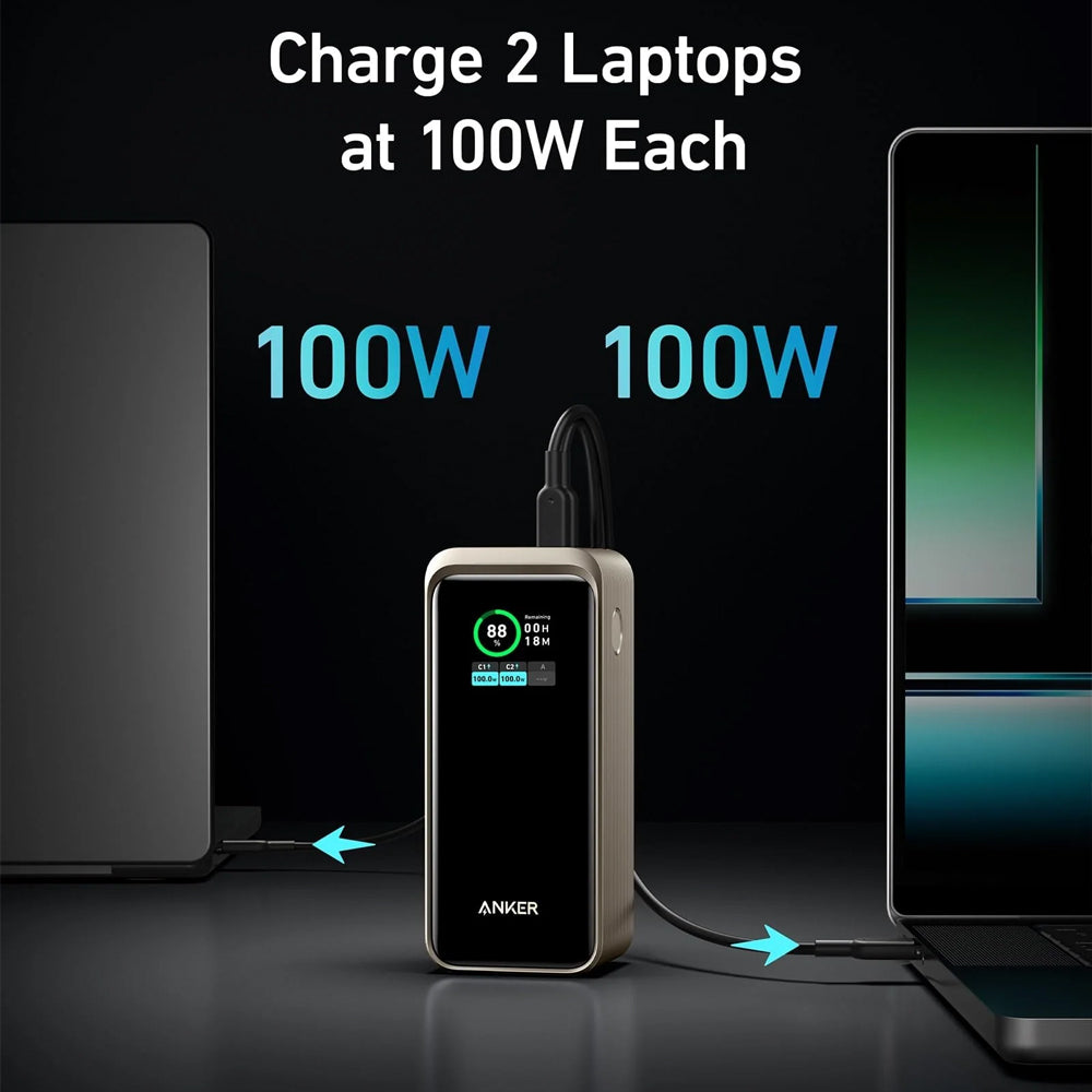 Anker Prime A13360B1 Power Bank Fast Charging 200W 20000mAh - Golden