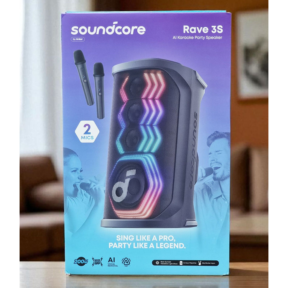 Anker Soundcore Rave 3S A31A3012 Portable Bluetooth Speaker - Black