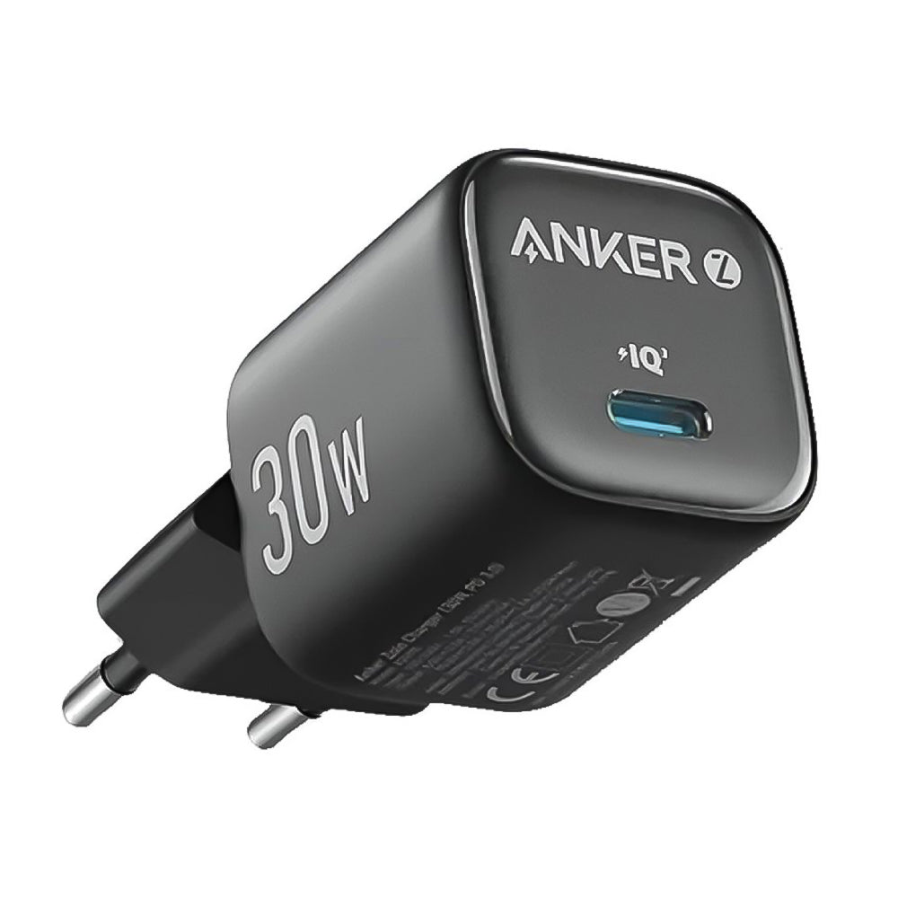 شاحن حائط أنكر USB-C شحن سريع 30 وات Zolo A2698L11 - أسود