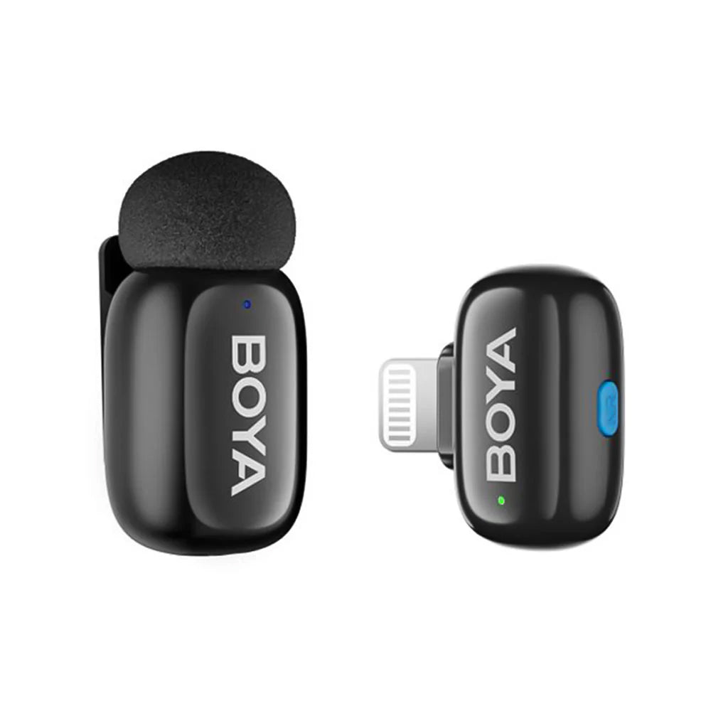 Boya Mini-16 Lightning Wireless Microphone System - Black