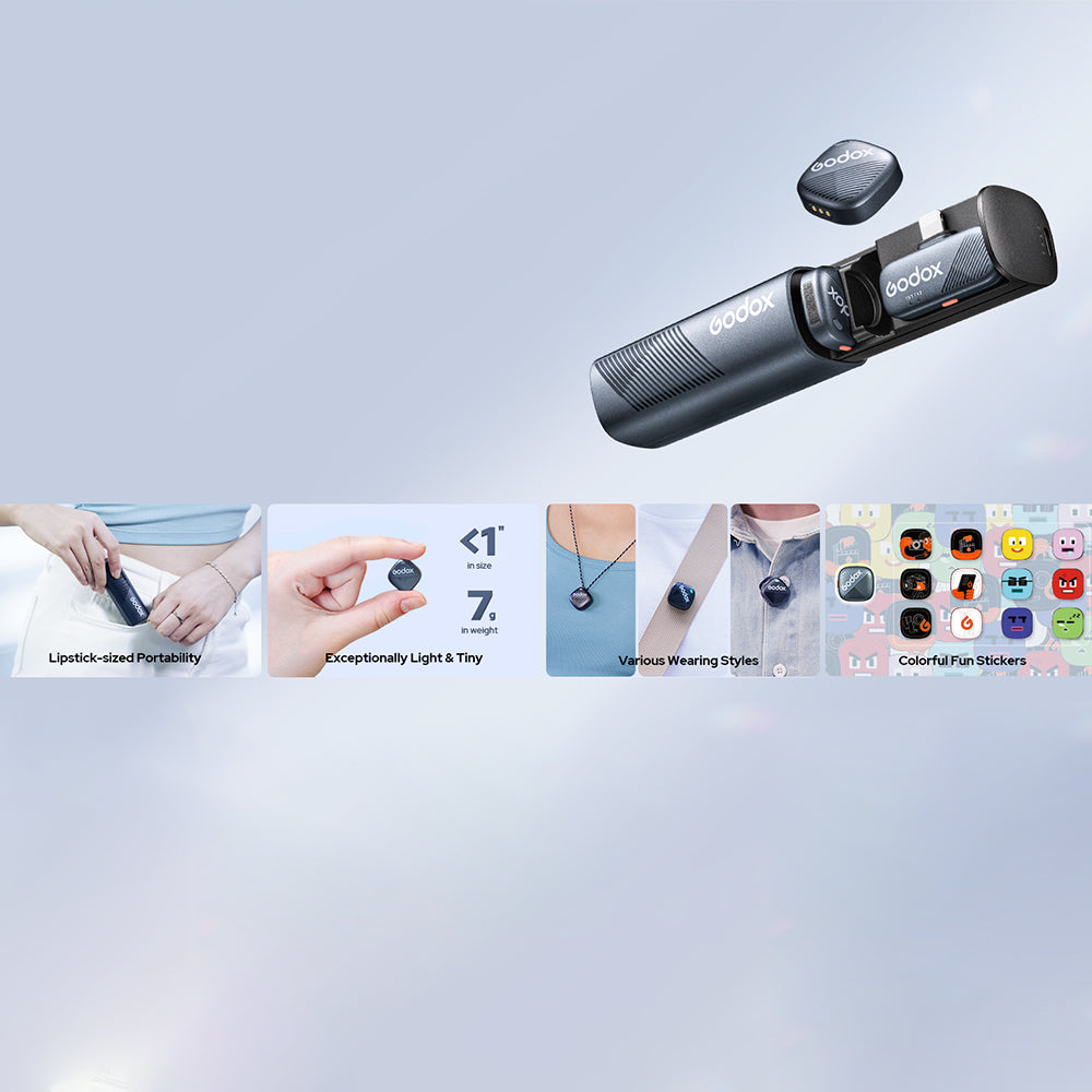 نظام ميكروفون لاسلكي لايتنينج جودوكس مزدوج Cube-SL Kit 2
