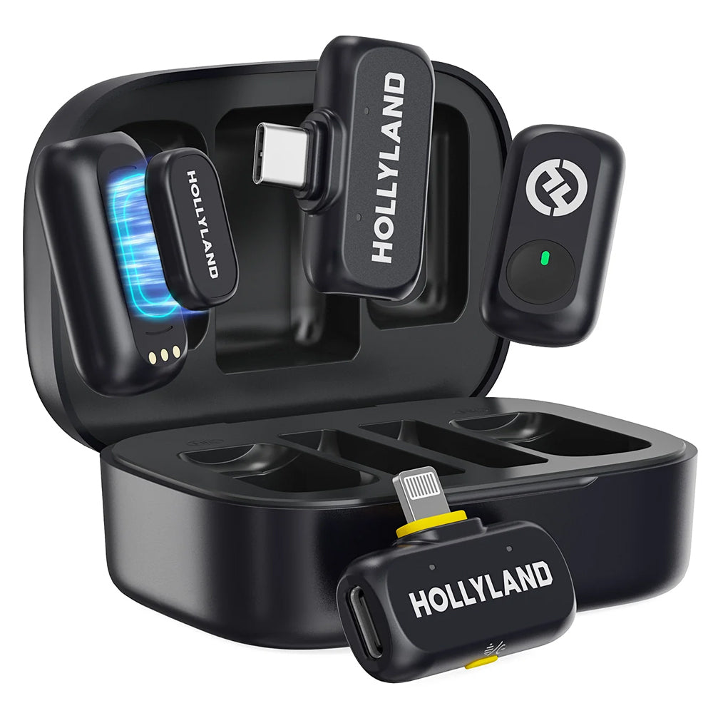 Hollyland LARK A1 Combo Dual Wireless Microphone System