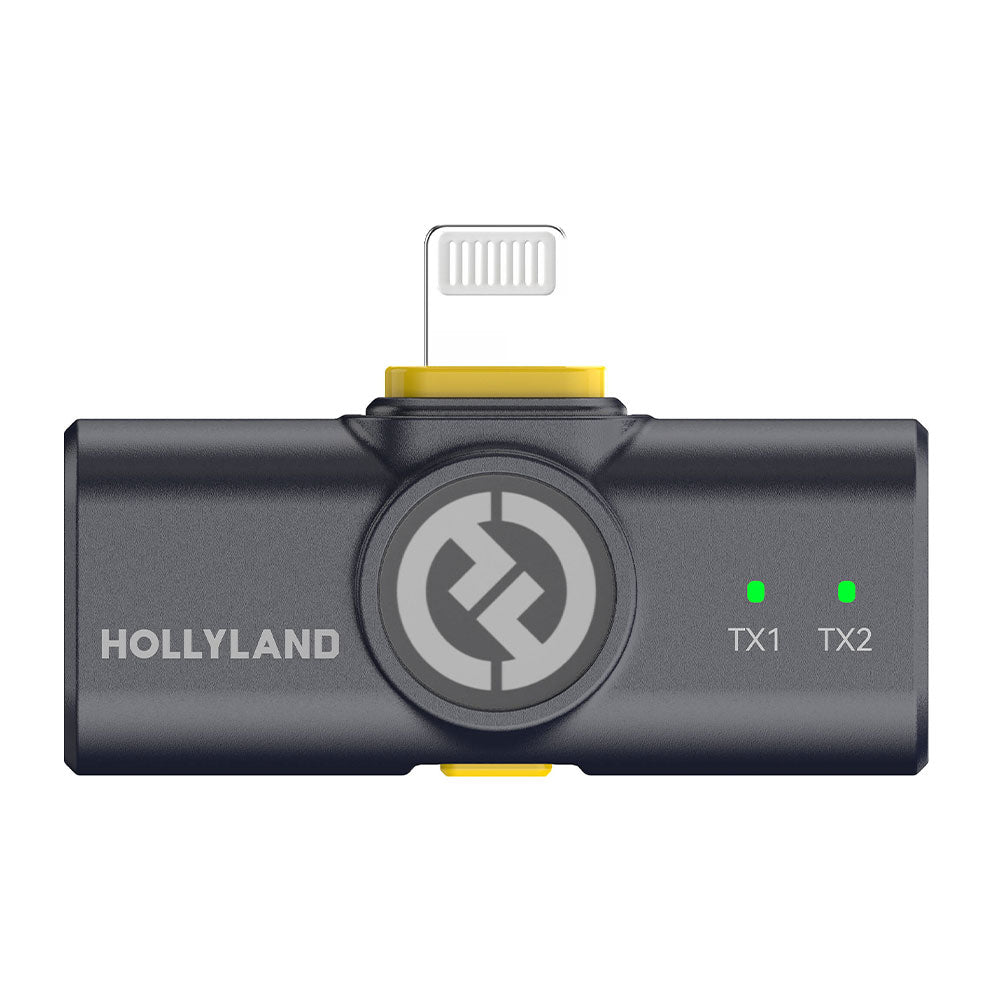 Hollyland LARK M2 Combo Dual Wireless Microphone System - Black