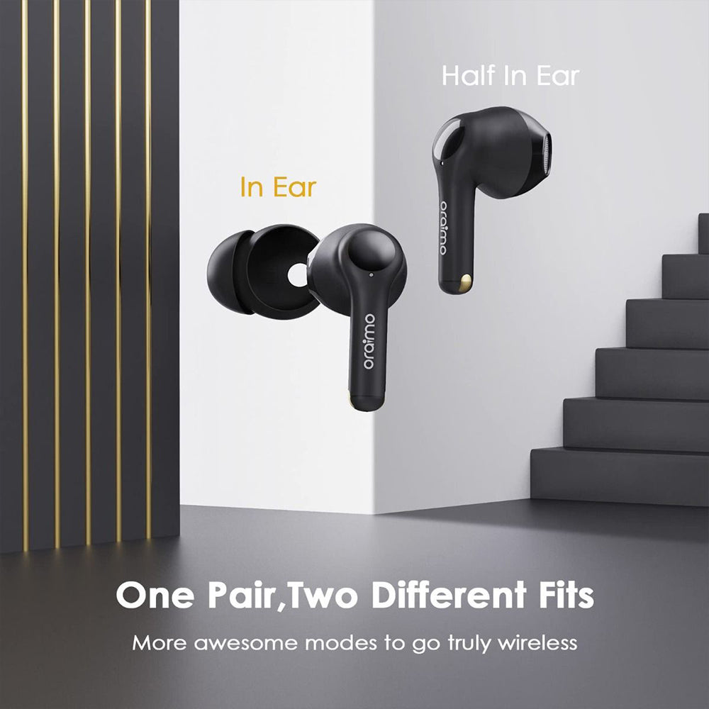 Oraimo FreePods 3C OEB-E104DC True-Wireless Earbuds With Warranty - Black
