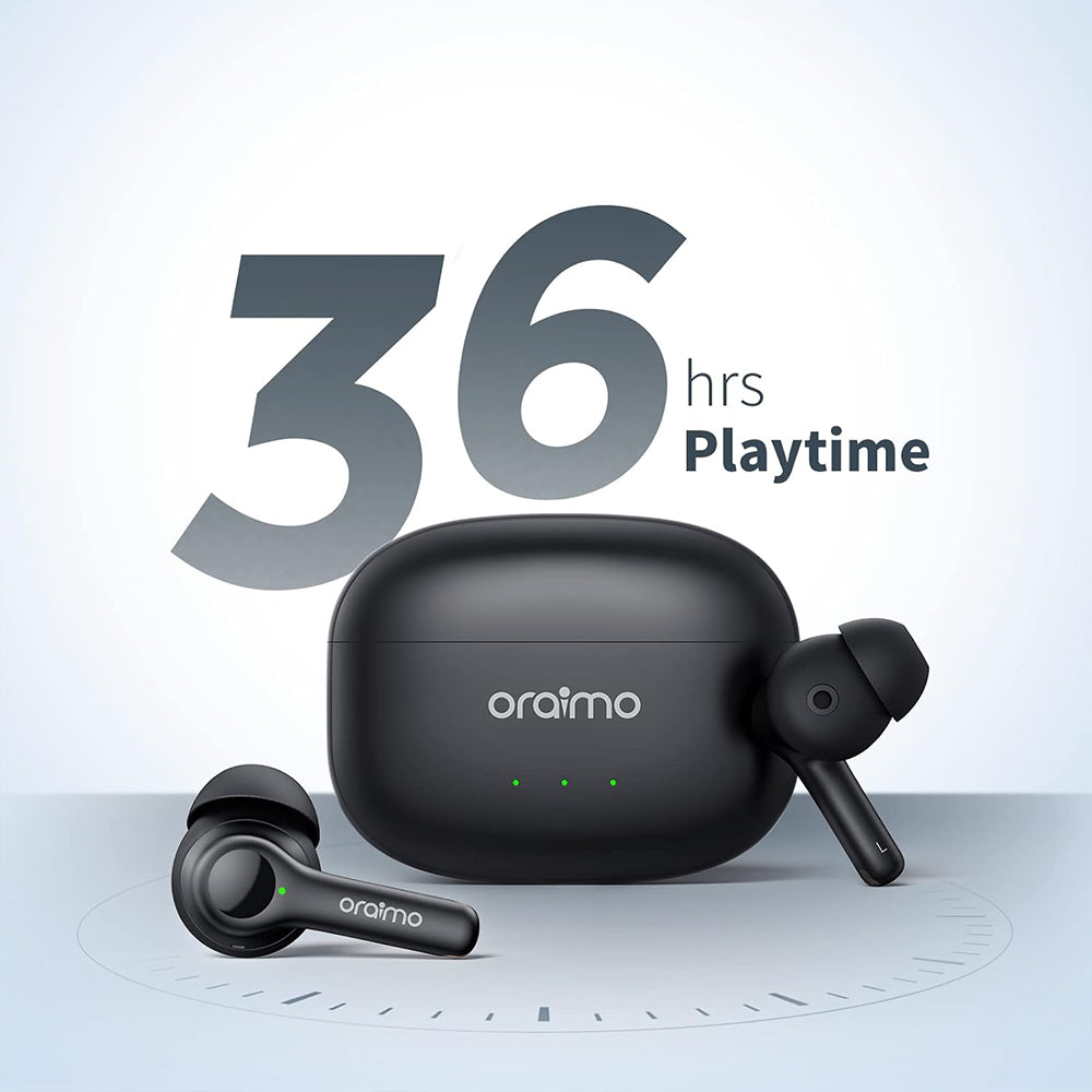 Oraimo FreePods 3C OEB-E104DC True-Wireless Earbuds With Warranty - Black