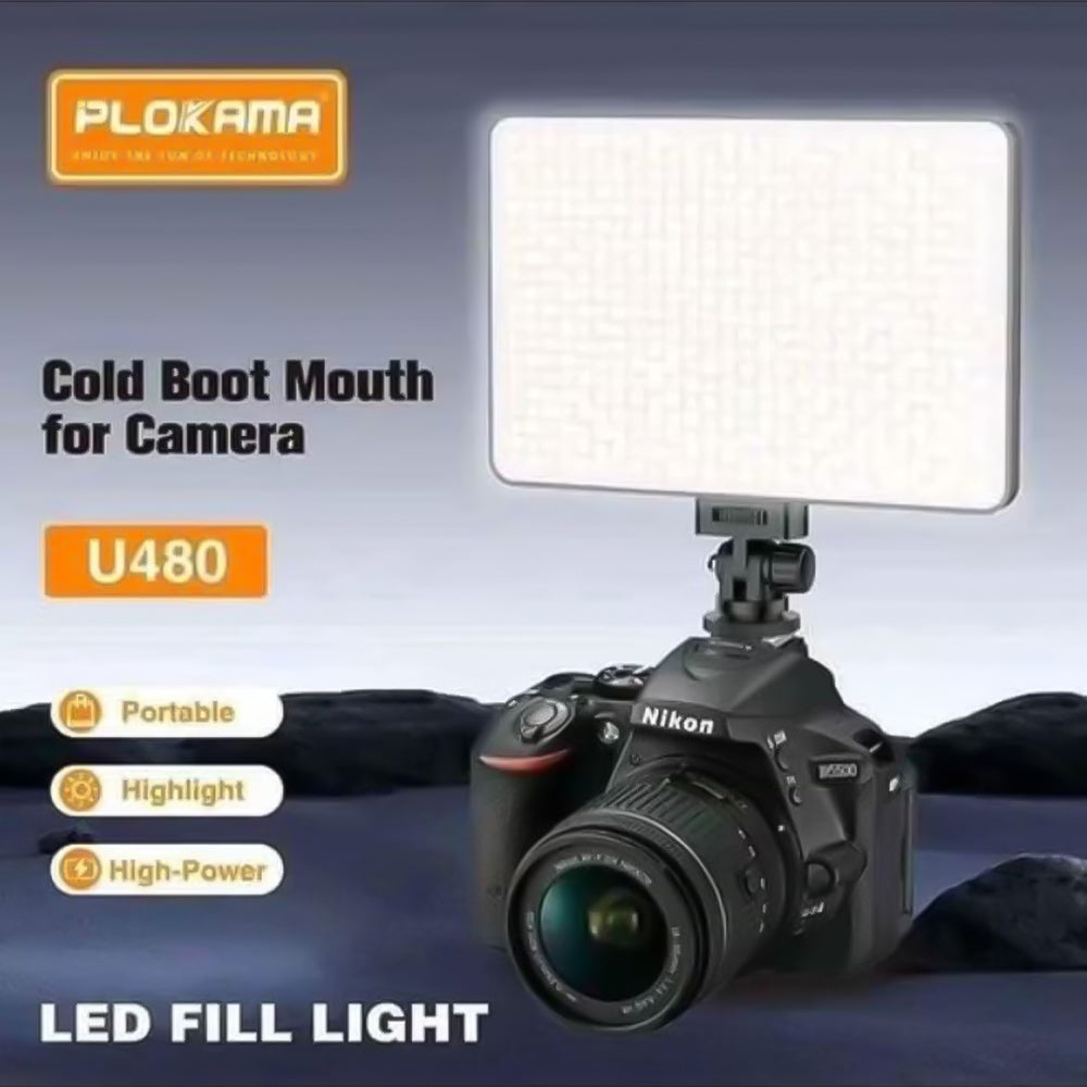 Plokama U480 Rechargeable Video LED Light
