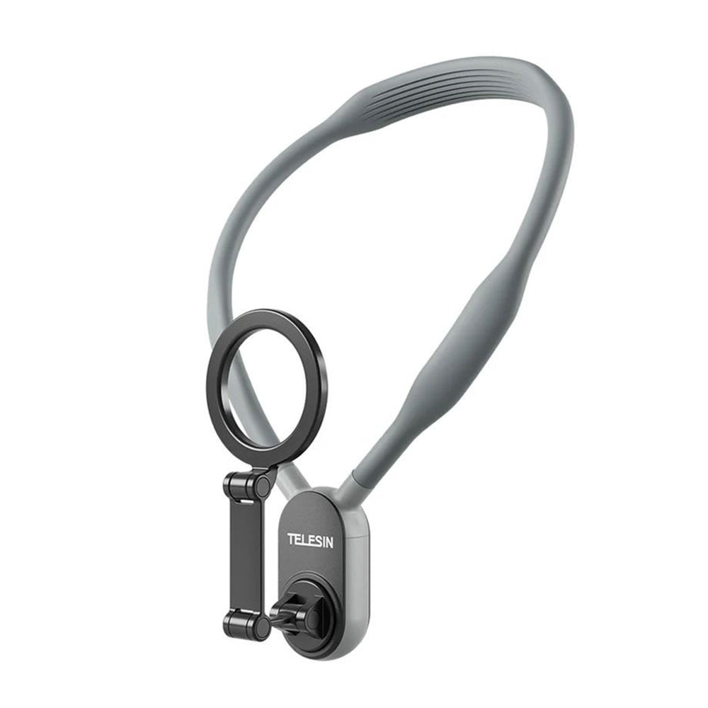 TELESIN Magnetic Neck Mobile Phone Holder - Gray