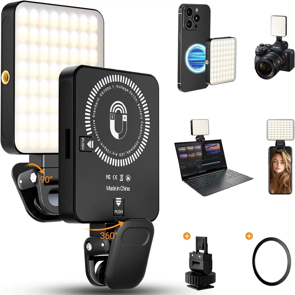 W80 Magnetic Full RGB Video LED Light