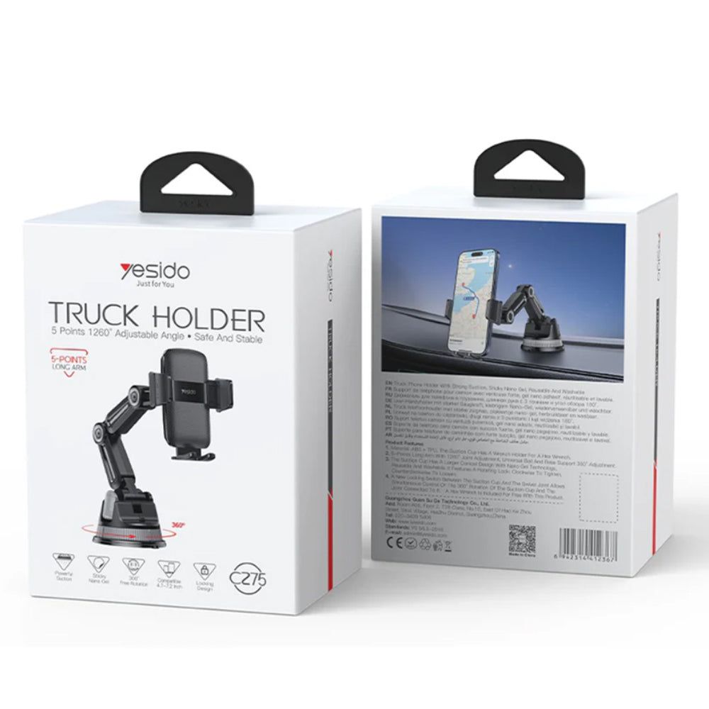 Yesido C275 Car Phone Holder 360° Full Rotation