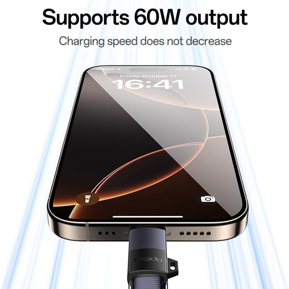 Yesido GS28 USB-C to Lightning OTG Adapter
