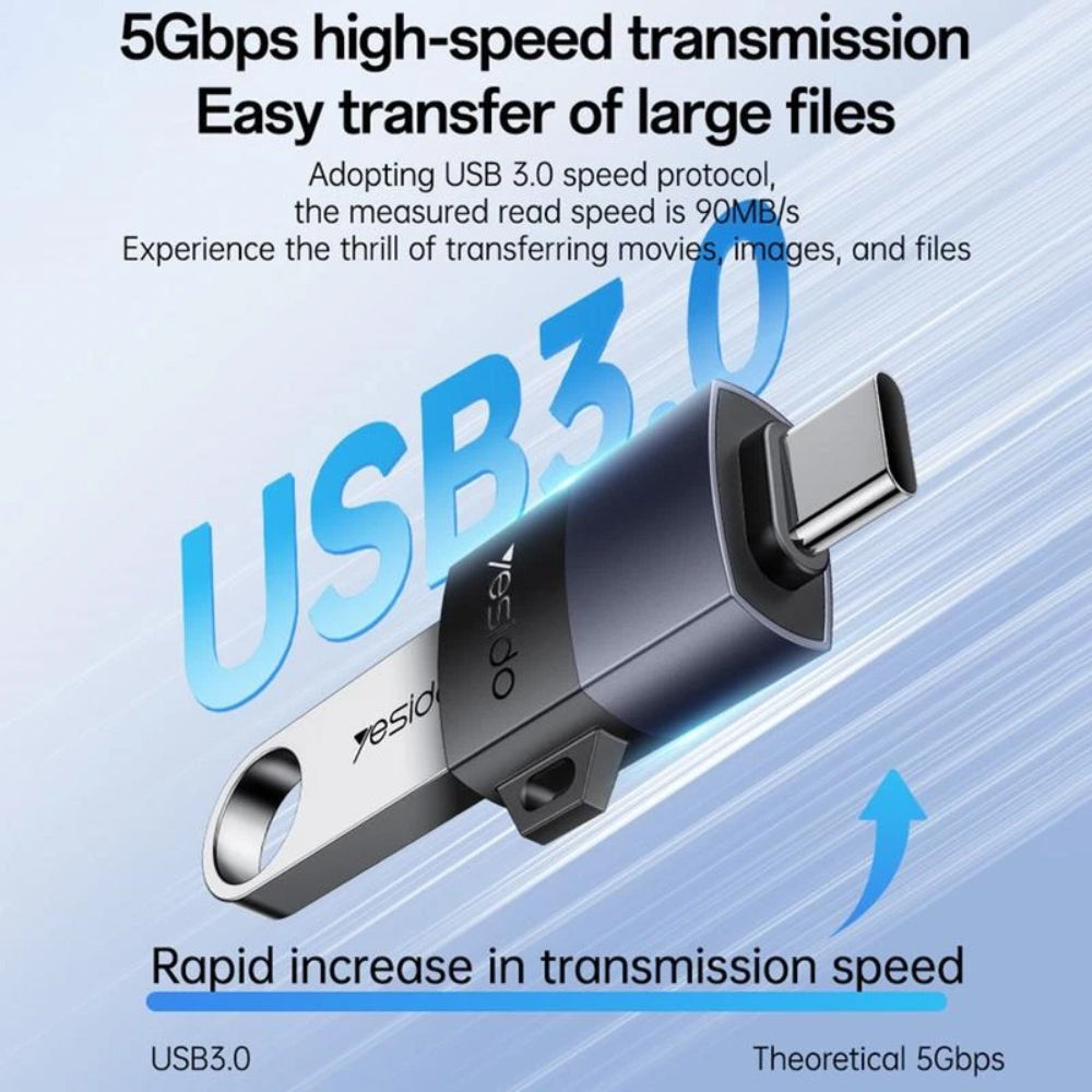 Yesido GS31 USB-C to USB-A OTG Adapter