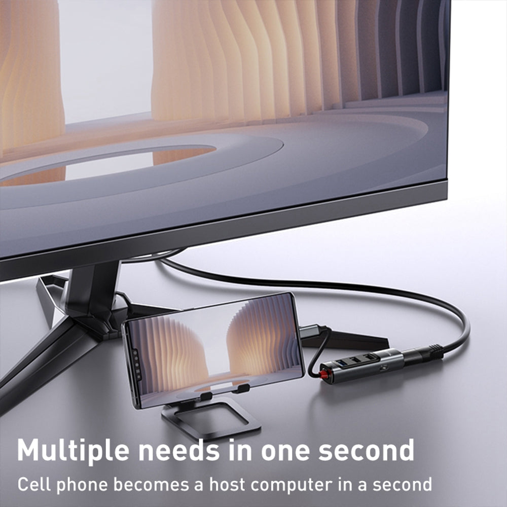 Yesido HB22 5-in-1 USB-C PD Hub - Black