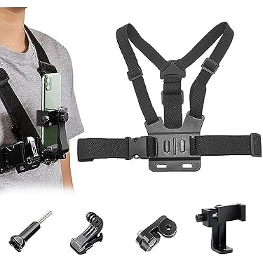 Premium Mobile Phone Chest Mount Harness – Hands-Free POV Video Stabilizer