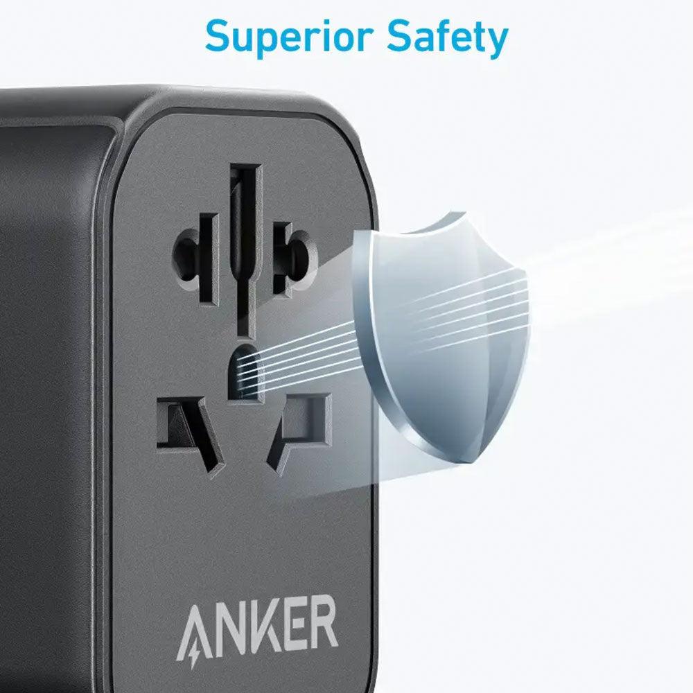Anker 312 PowerExtend A9212K11 USB-C Travel Adapter 30W - Black