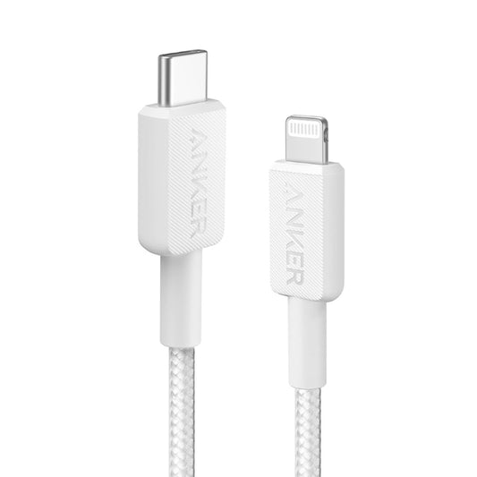 Anker 322 A81B5H21 USB-C To Lightning Cable Fast Charging 60W 0.9m - White