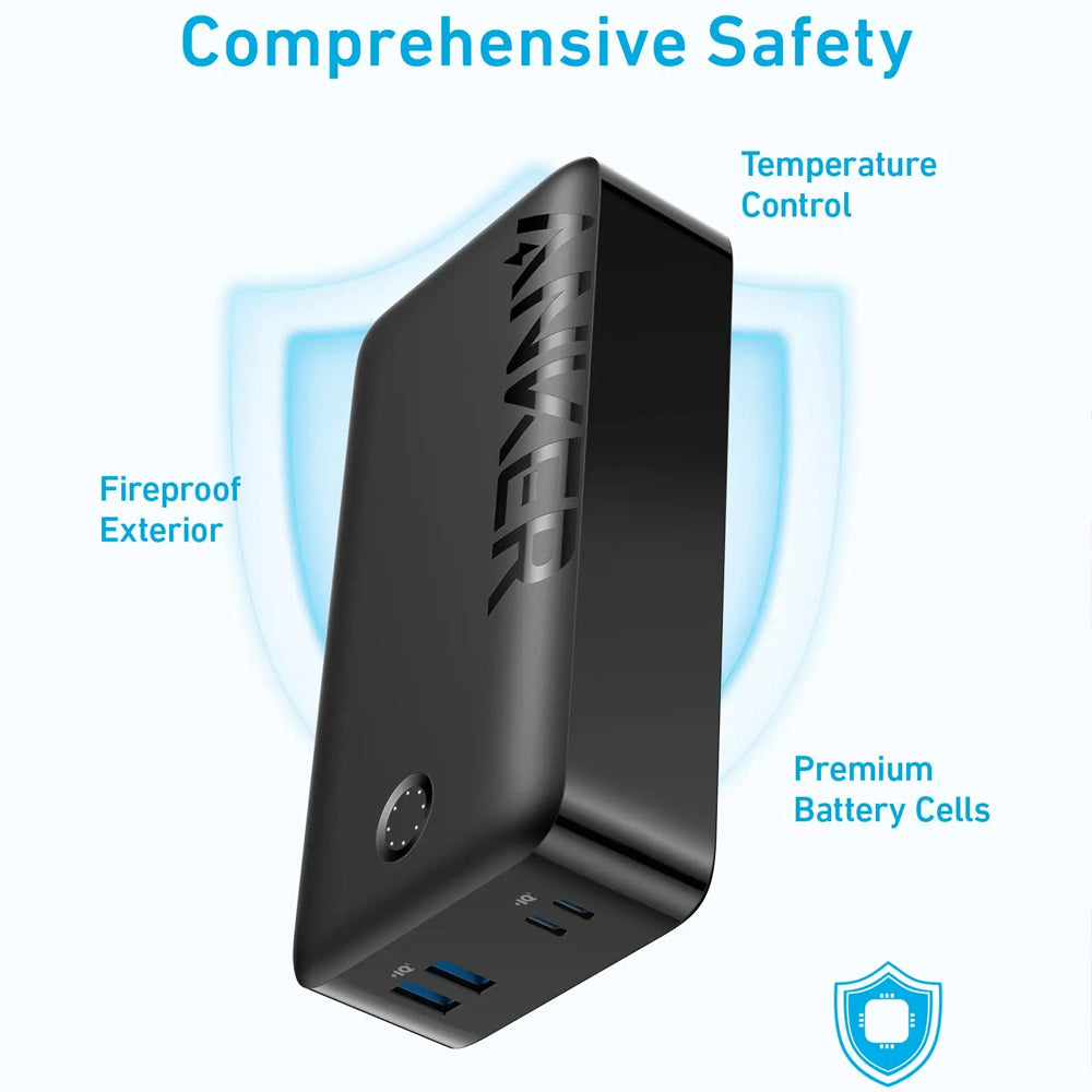 Anker 347 A1377H11 Power Bank Fast Charging 30W 40000mAh - Black