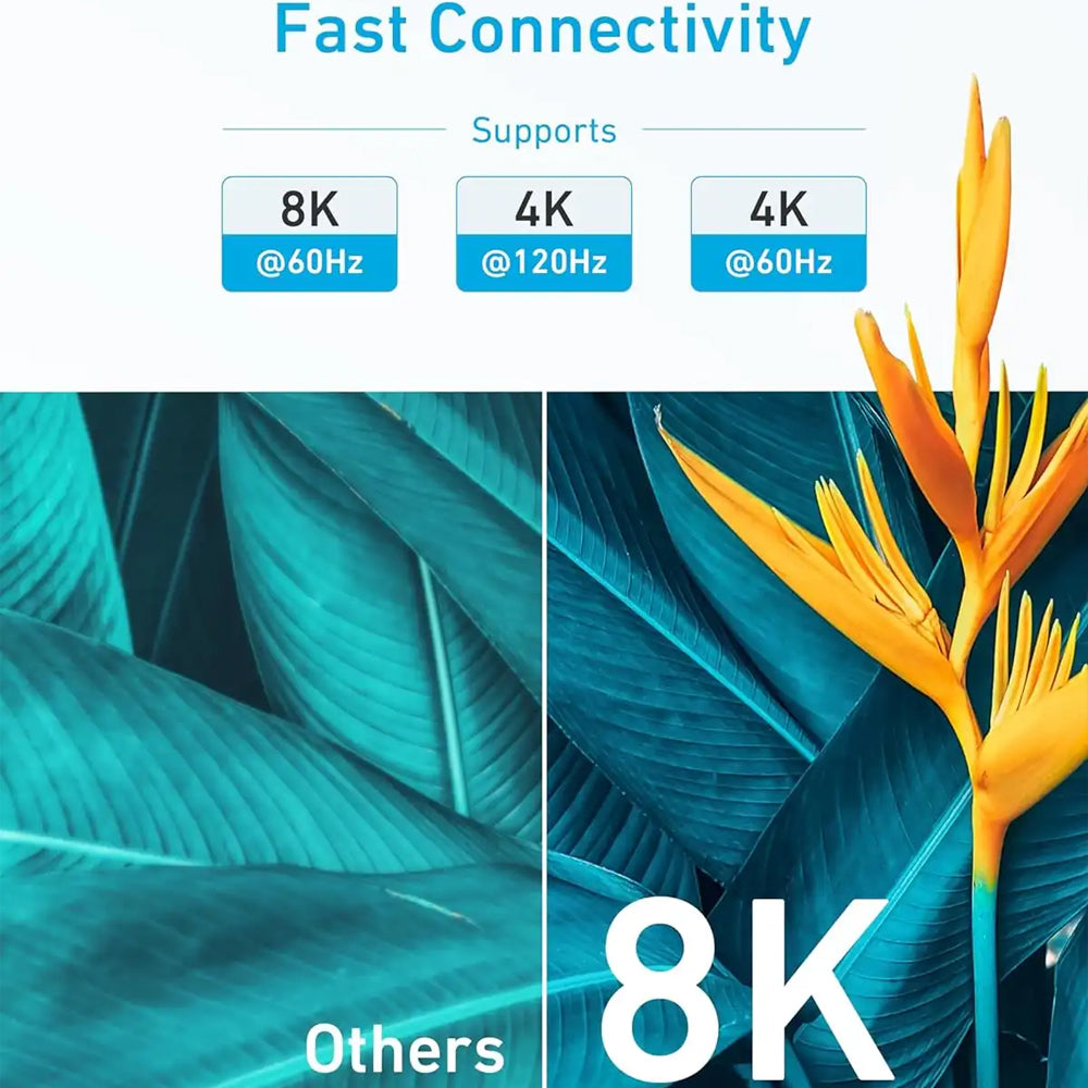كابل HDMI أنكر بدقة 8K بطول 1.8 متر A8742H11 - أسود