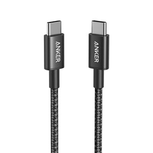 كابل أنكر USB-C الى USB-C بطول 1 متر شحن سريع 60 وات A8752H11 - اسود
