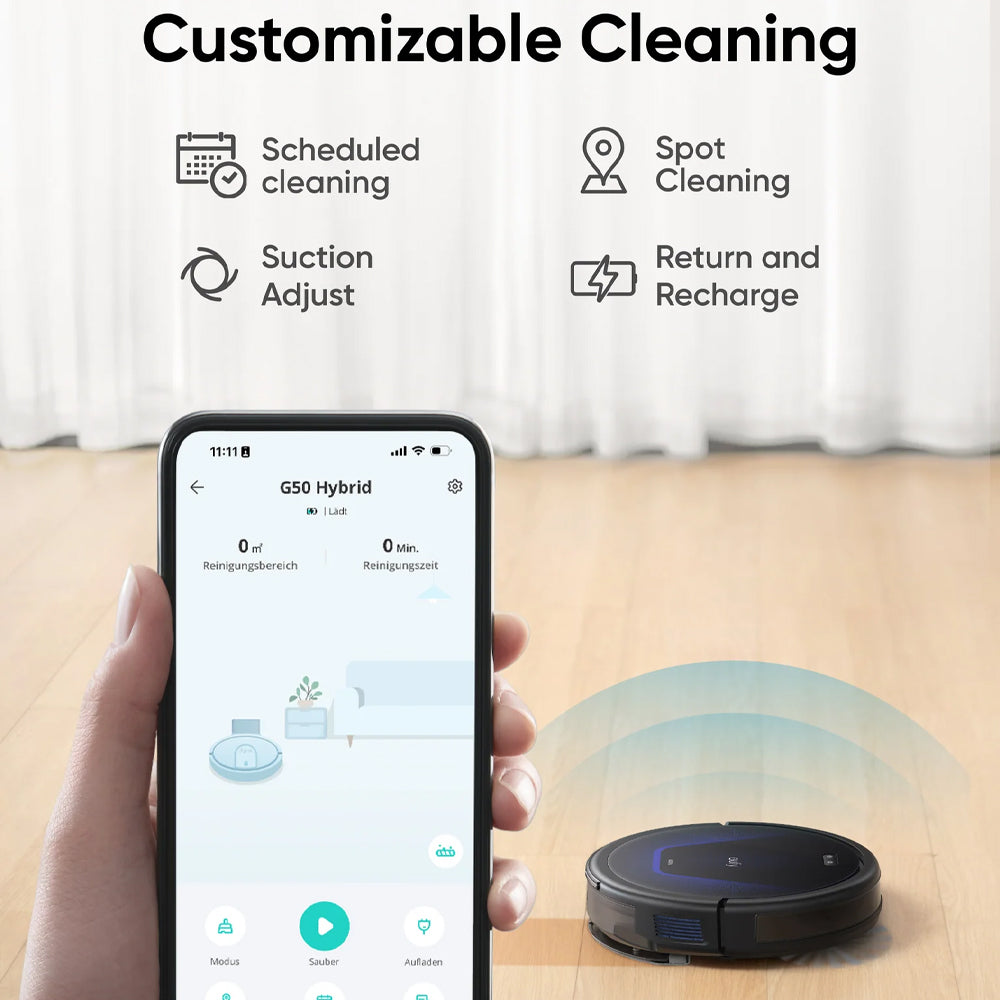 Anker Eufy Robot Vacuum G50 Hybrid T2212G11 - Black
