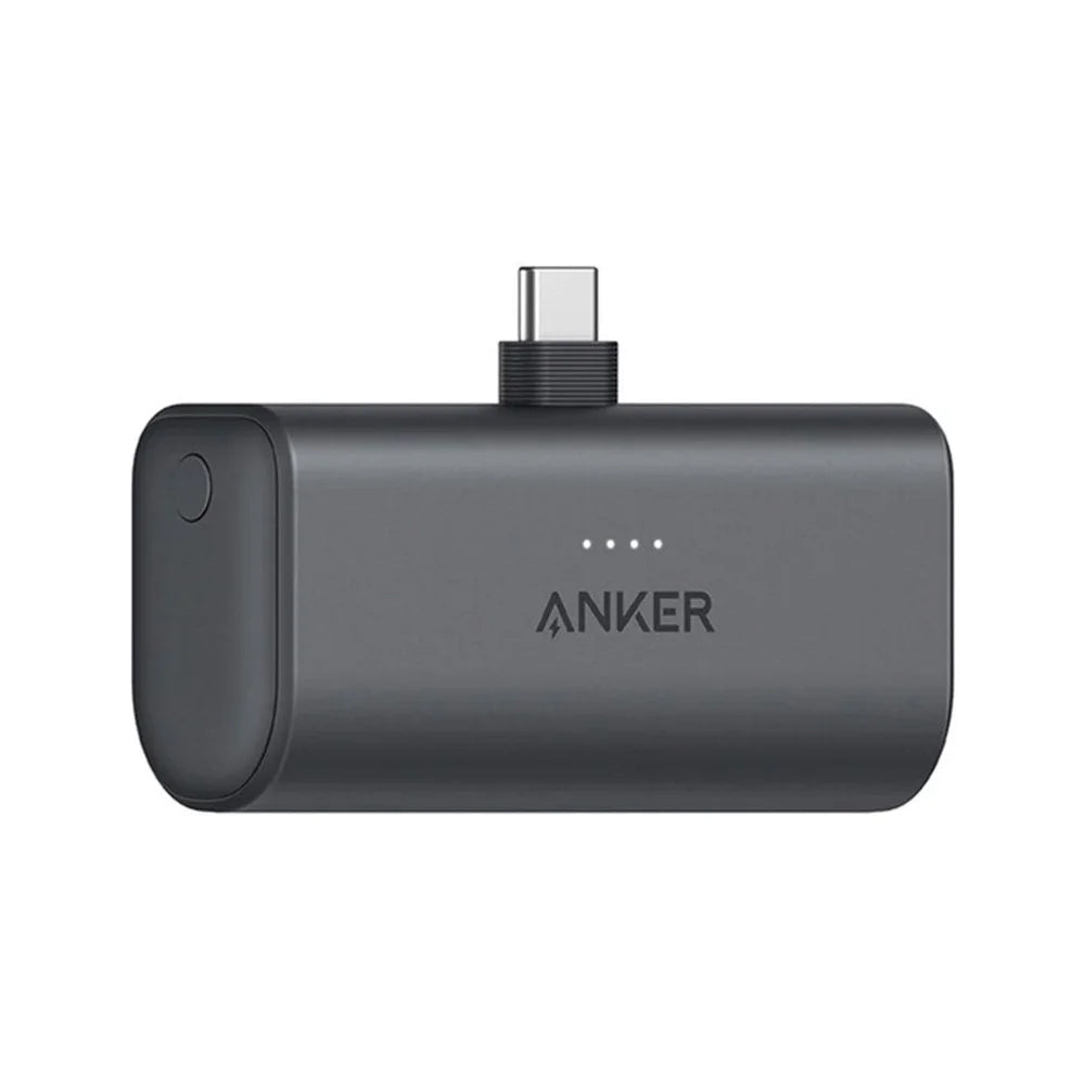 Anker Nano A1653H11 Power Bank Fast Charging 22.5W 5000mAh Built-In USB-C Connector - Black