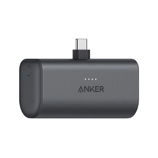 Anker Nano A1653H11 Power Bank Fast Charging 22.5W 5000mAh Built-In USB-C Connector - Black