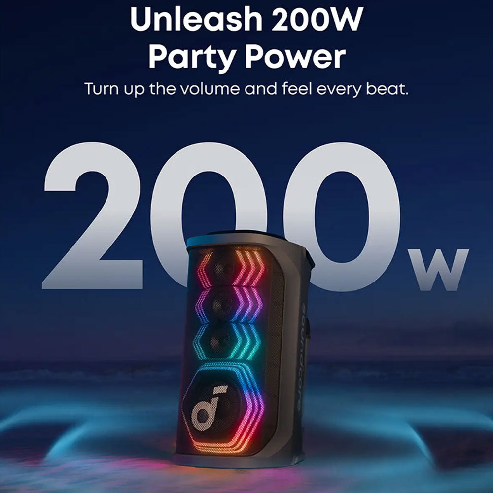 Anker Soundcore Rave 3S A31A3012 Portable Bluetooth Speaker - Black