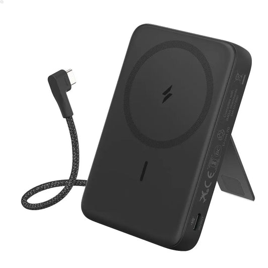 Anker Zolo A1685H11 Magnetic Power Bank Fast Charging 30W 10000mAh With USB-C Cable - Black