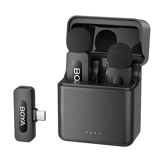 Boya BY-V30 USB-C Dual Wireless Microphone System - Black