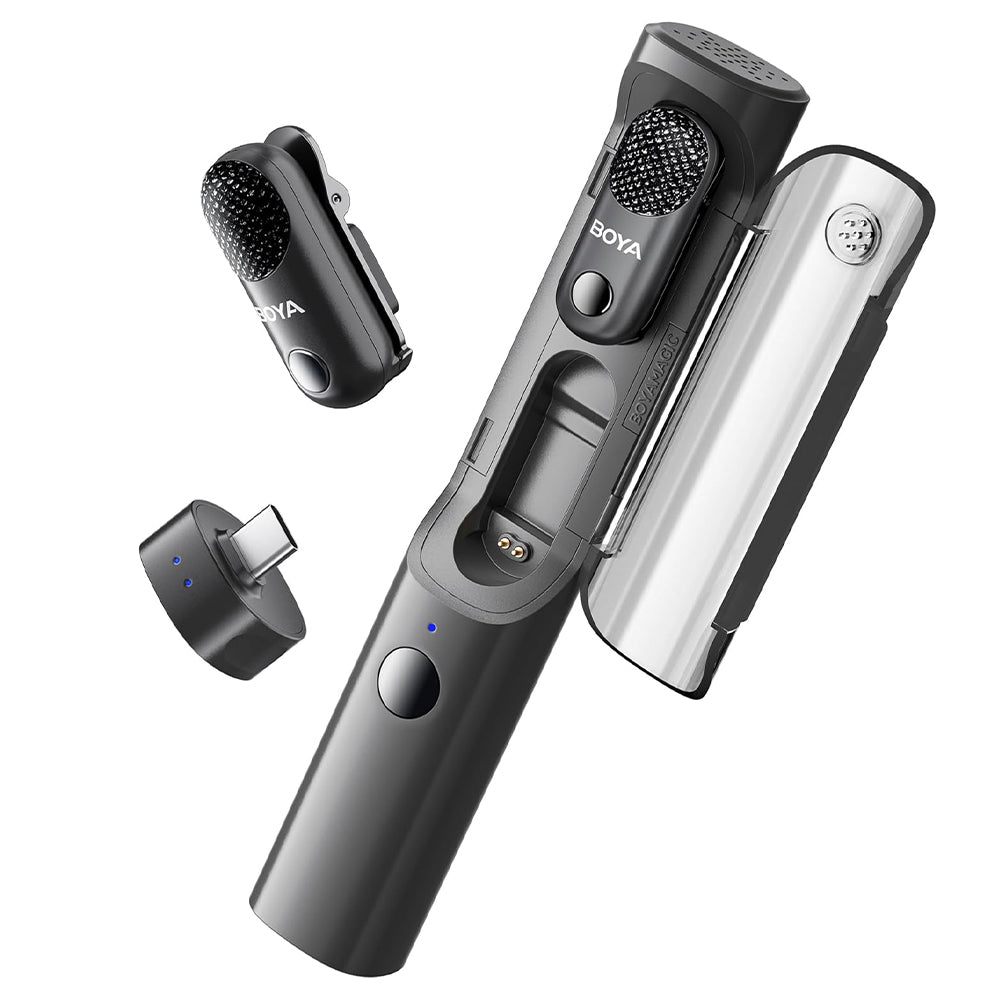 Boya Magic-05 USB-C Dual Wireless Microphone System - Black