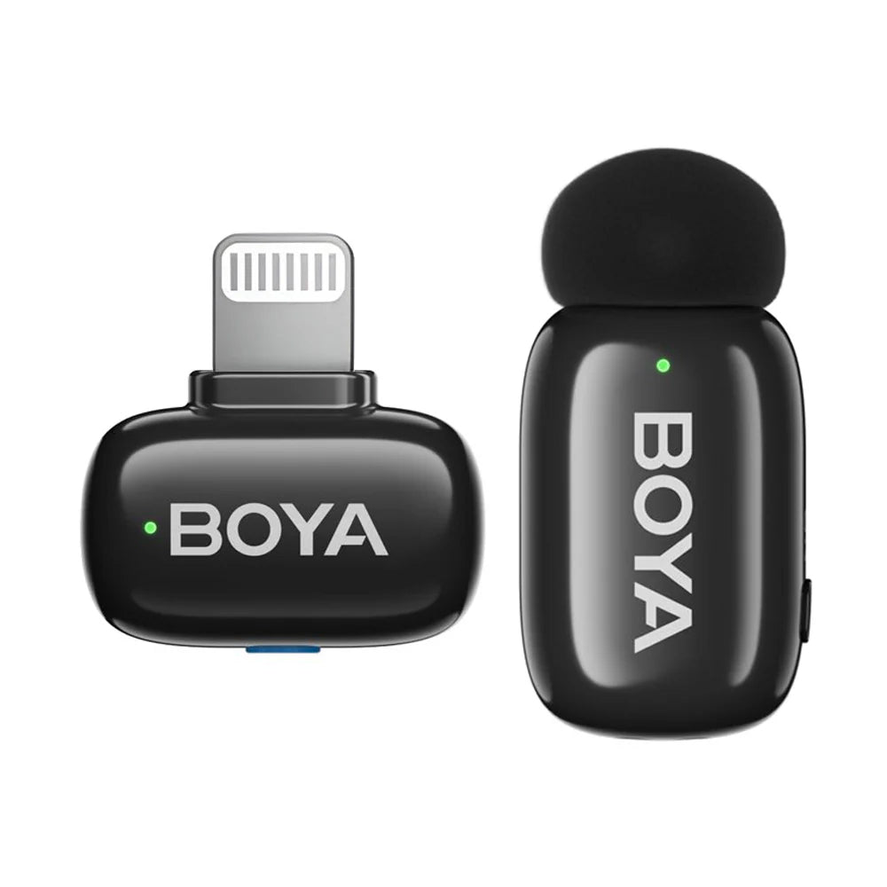 Boya Mini-16 Lightning Wireless Microphone System - Black