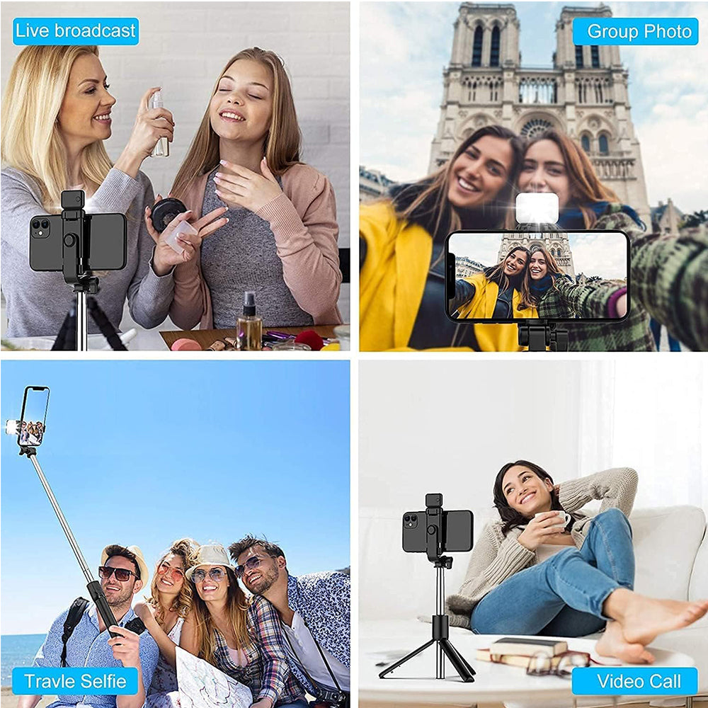 General R1S Selfie Stick Tripod with LED Light