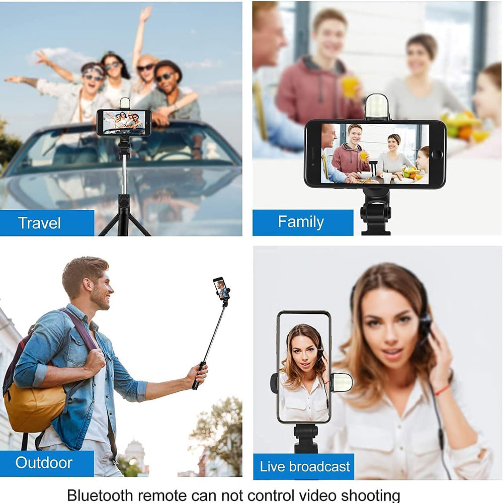 General R1S Selfie Stick Tripod with LED Light