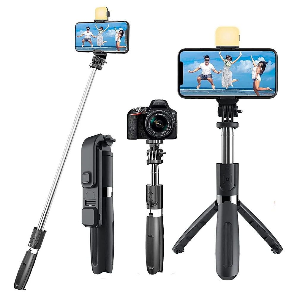 General R1S Selfie Stick Tripod with LED Light