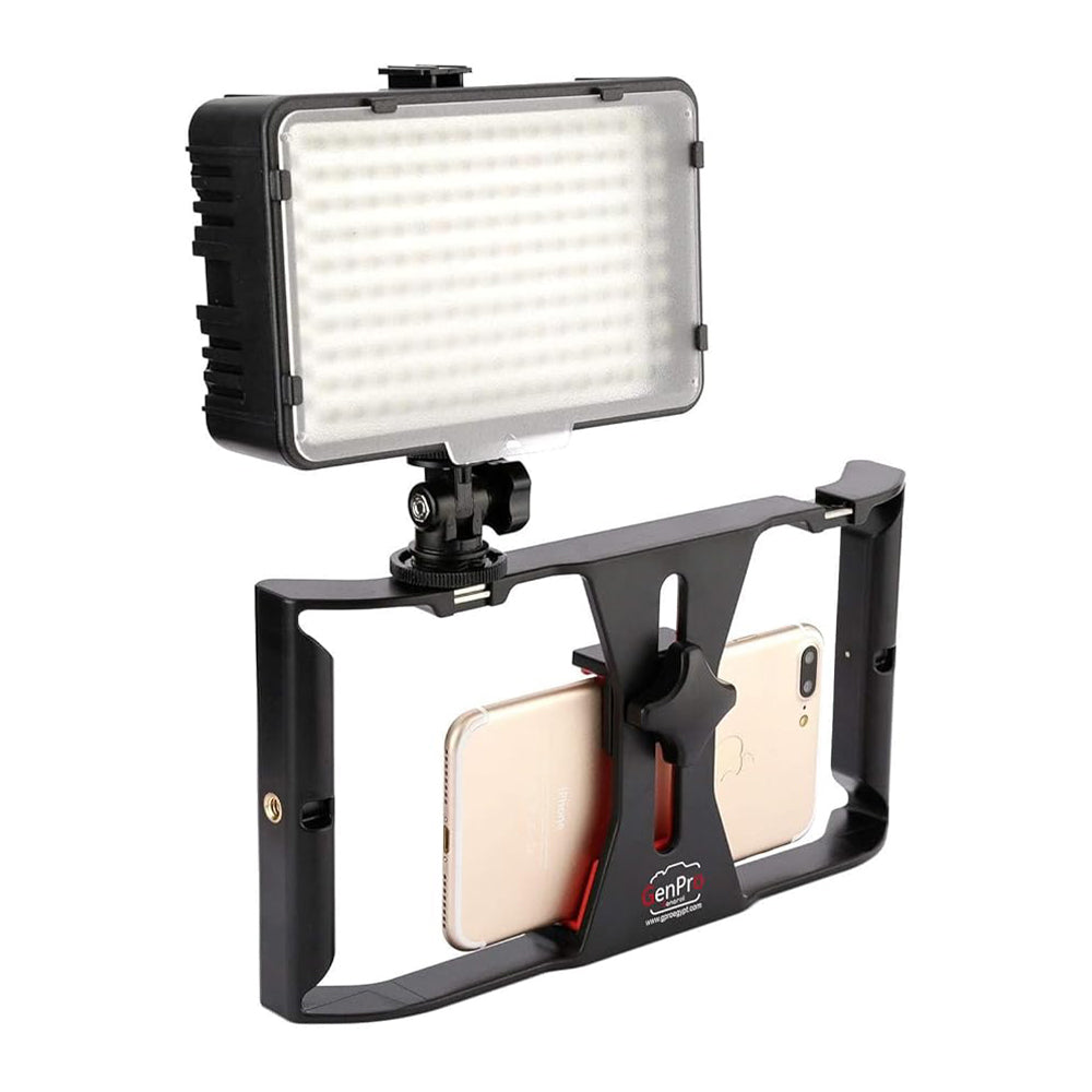 Mobile Video Creator Kit (Cage + LED Light)