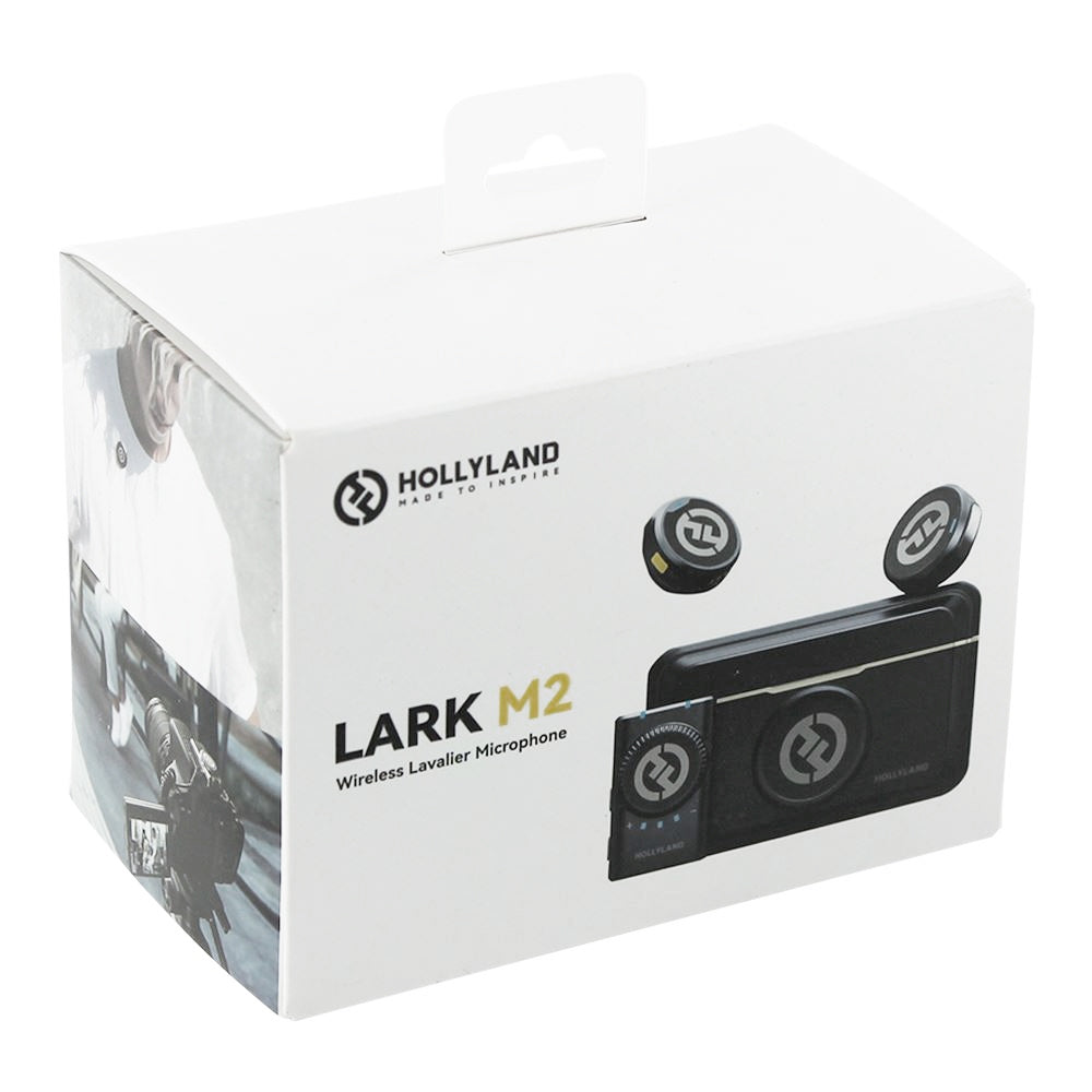 Hollyland LARK M2 Combo Dual Wireless Microphone System - Black