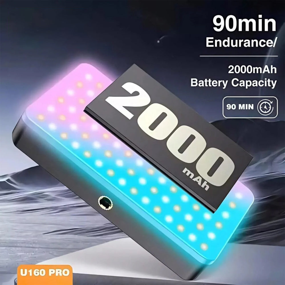 Plokama U160 Pro RGB LED Selfie Light Phone Clip