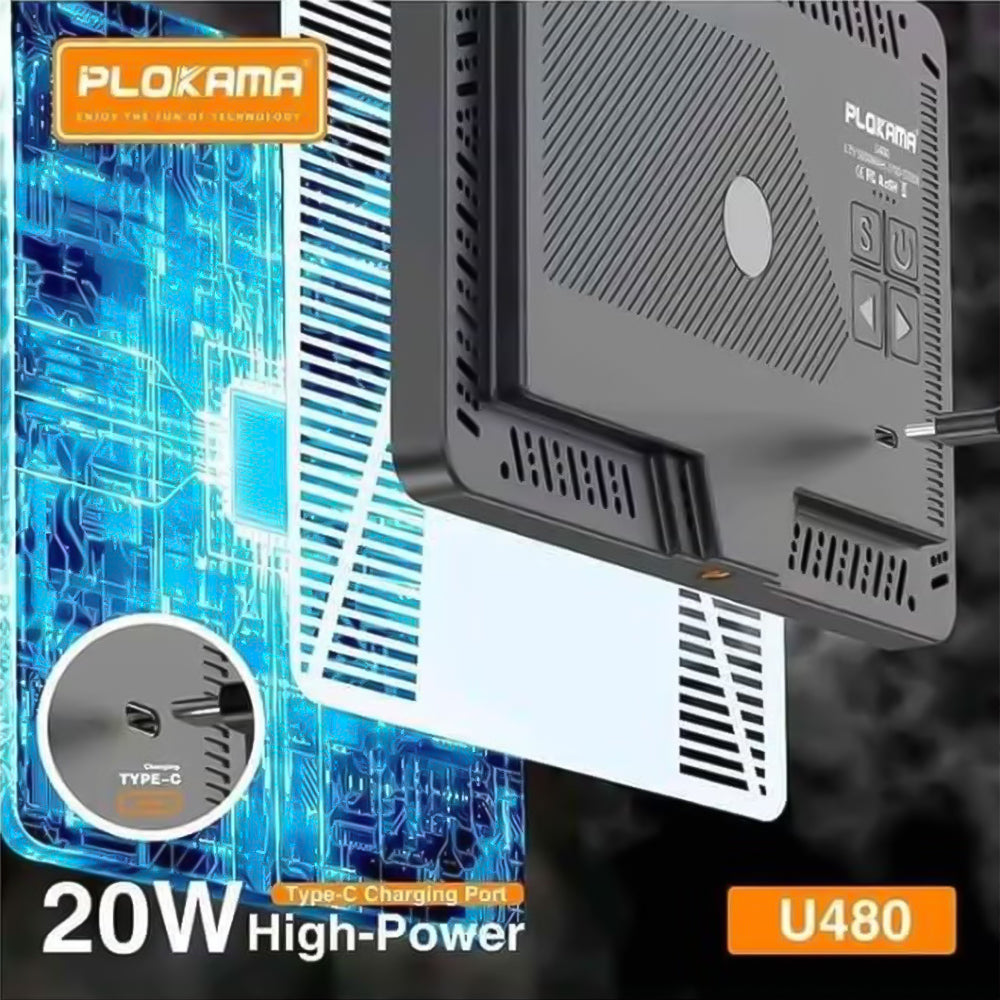 Plokama U480 Rechargeable Video LED Light