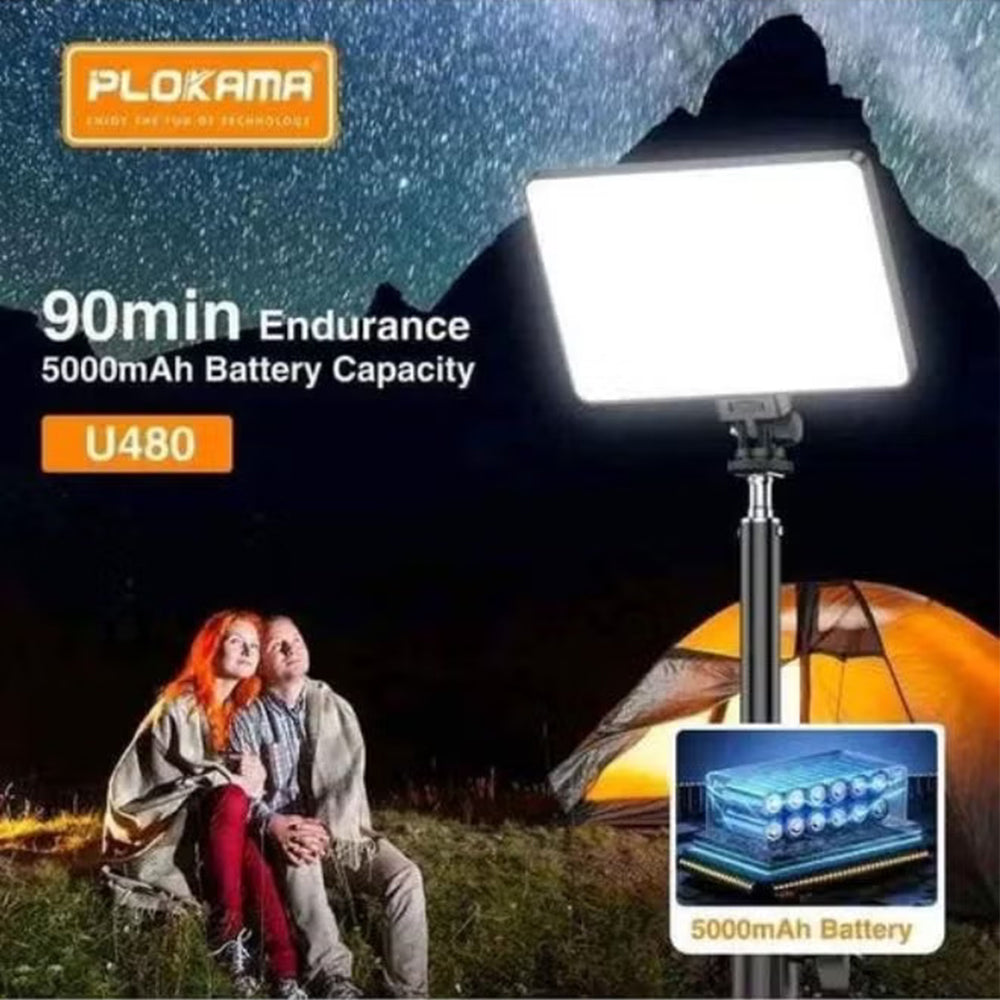 Plokama U480 Rechargeable Video LED Light