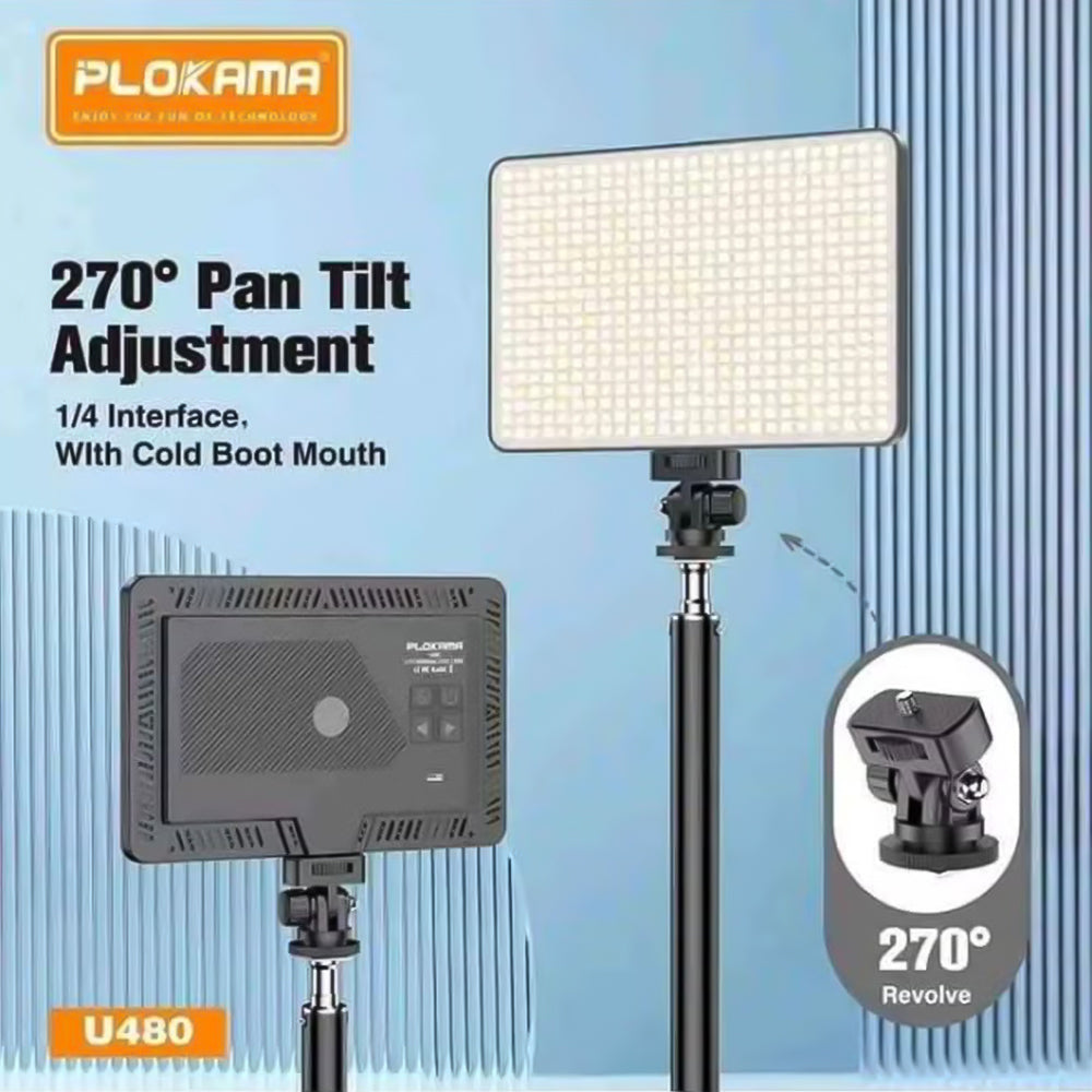 Plokama U480 Rechargeable Video LED Light