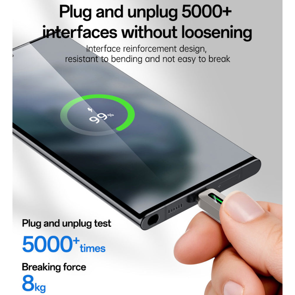 Yesido CA137C USB-A To USB-C Cable Fast Charging 66W 1.2m - Black