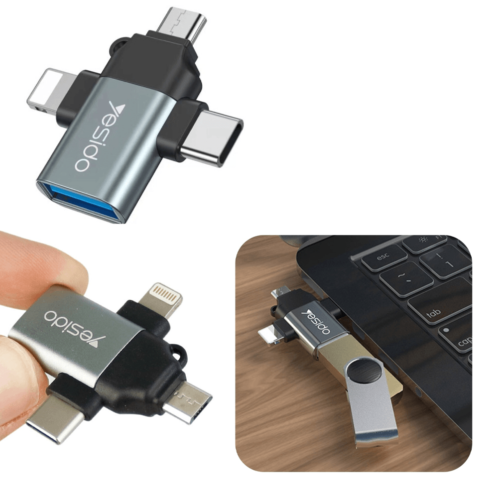 محول OTG يسيدو 3 في 1 GS15 USB 2.0