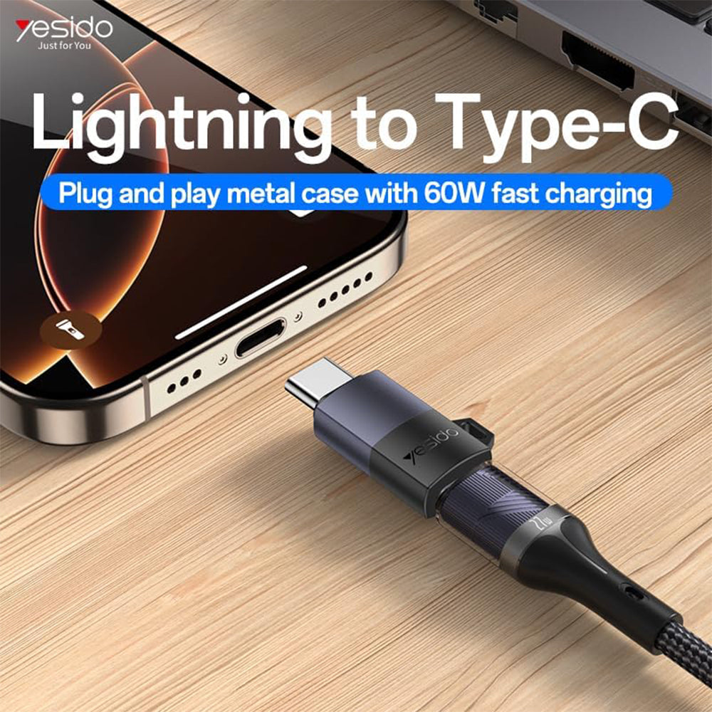 Yesido GS28 USB-C to Lightning OTG Adapter